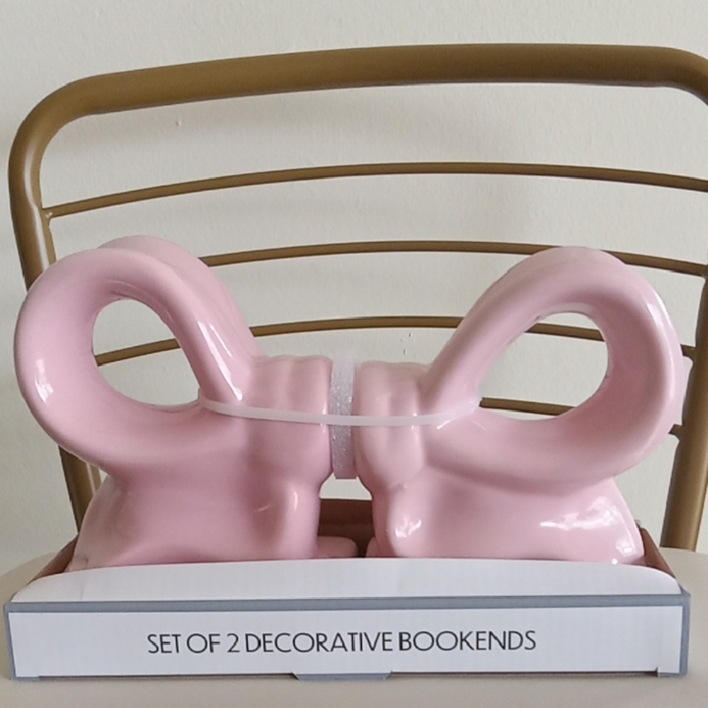 Elegant Pink Bow Accent Decor